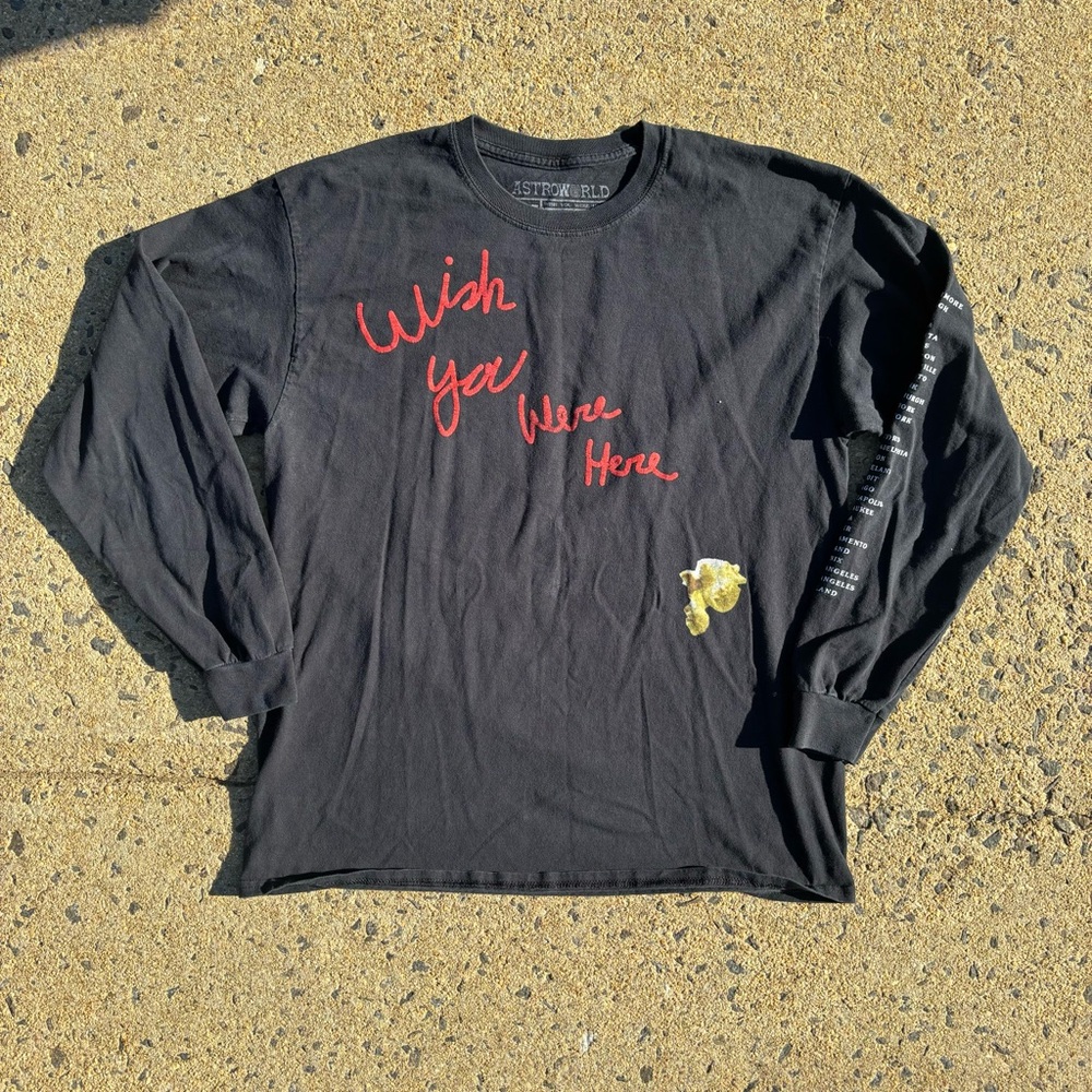 Travis Scott Astroworld Tour Official Merch Longsleeve